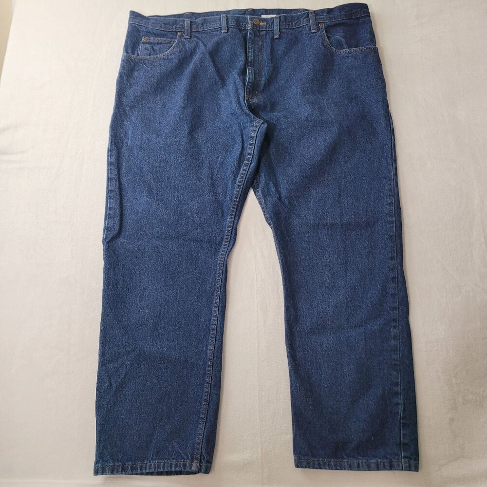 Key Men's Straight Leg Blue Denim Jeans 48X30